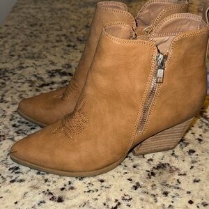 DV by Dolce Vita Tan Ankle Booties